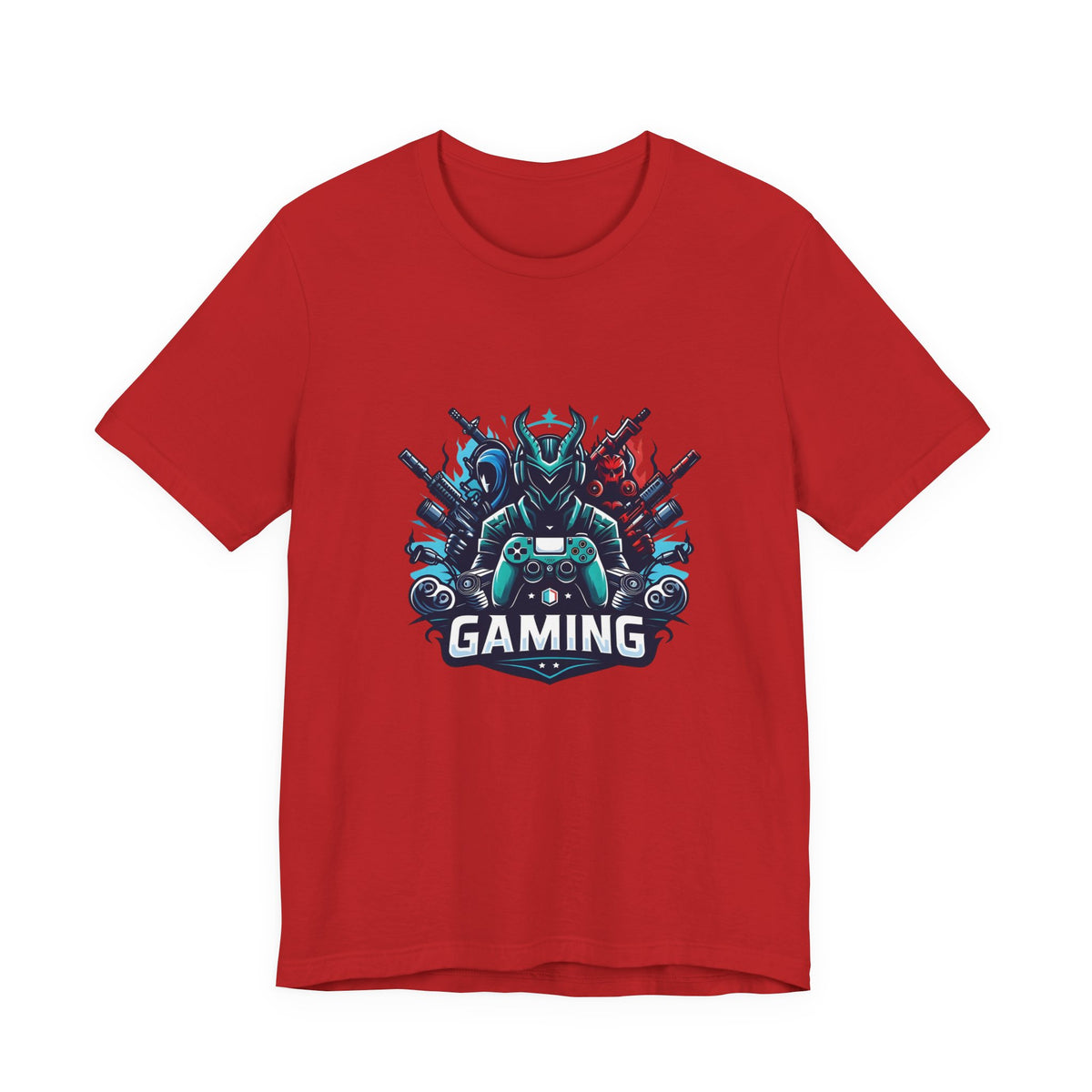 Gaming Controller Emblem Tee — Esports Gamer Graphic T-Shirt