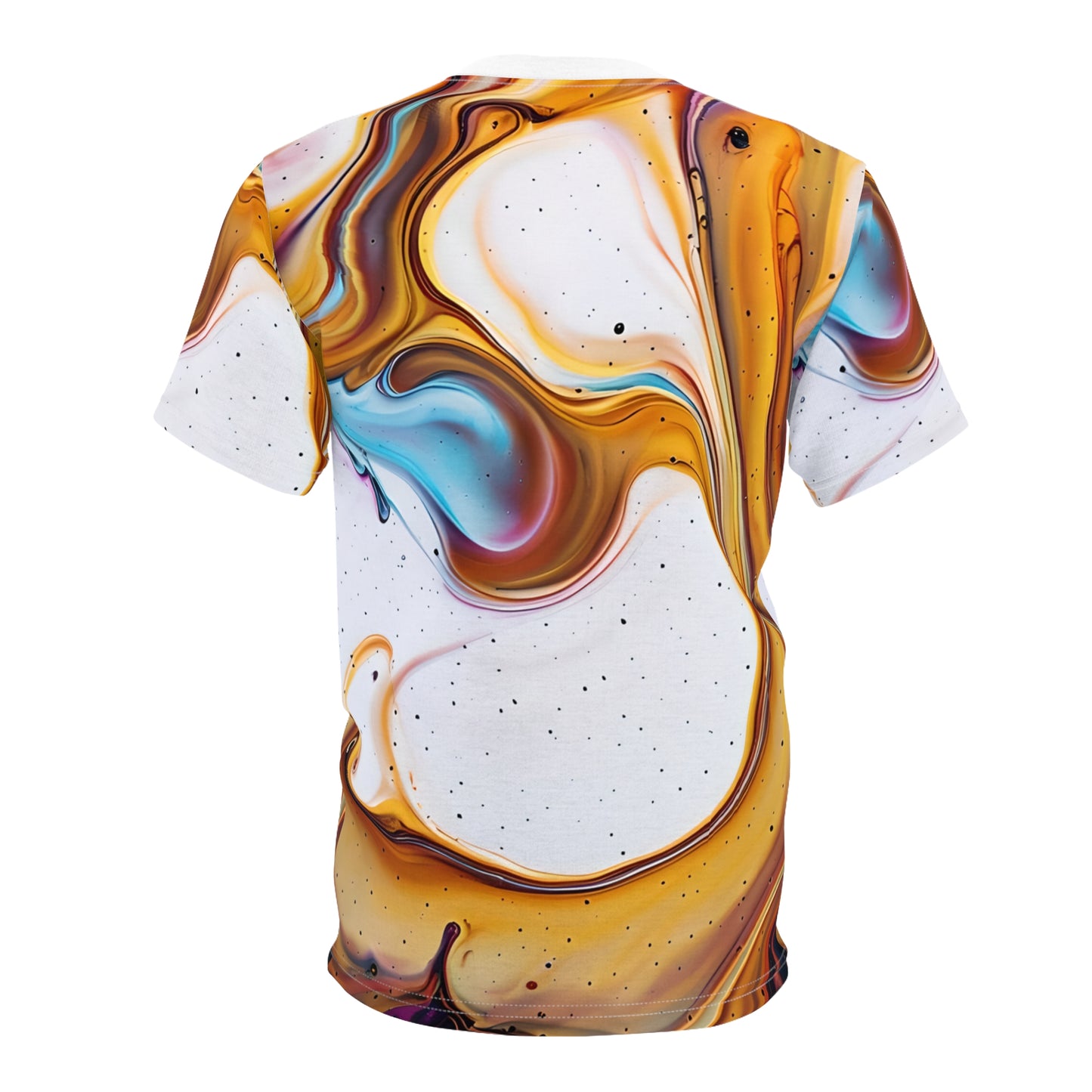 Abstract Swirl Unisex Tee, Artistic Graphic Shirt, Unique Fashion Top, Trendy Gift, Casual Wear, Statement Tee