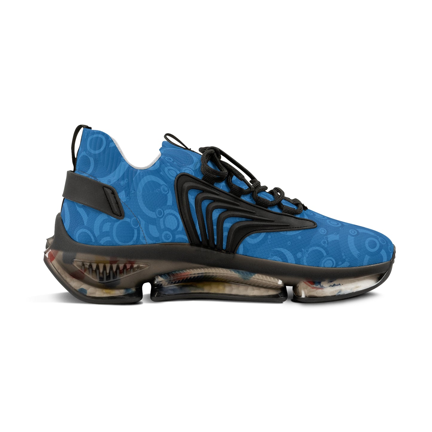 Stylish Men's Mesh Sneakers for Comfort and Style, Breathable Running Shoes, Fashion Sneakers for Sports, Blue and White Trainer
