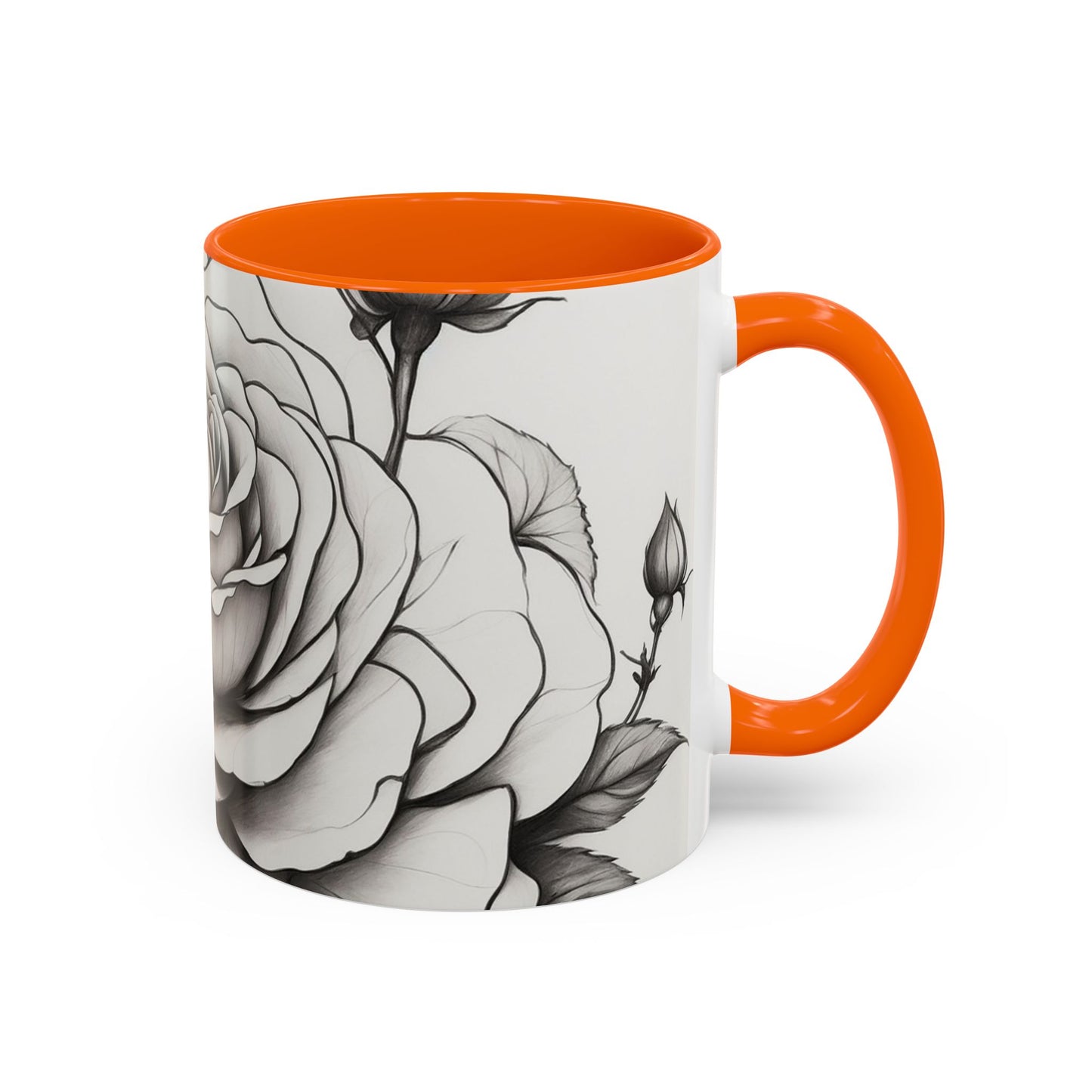 Elegant Floral Coffee Mug - Perfect Gift for Flower Lovers, Mother's Day, Birthdays, Home Decor, Office Use