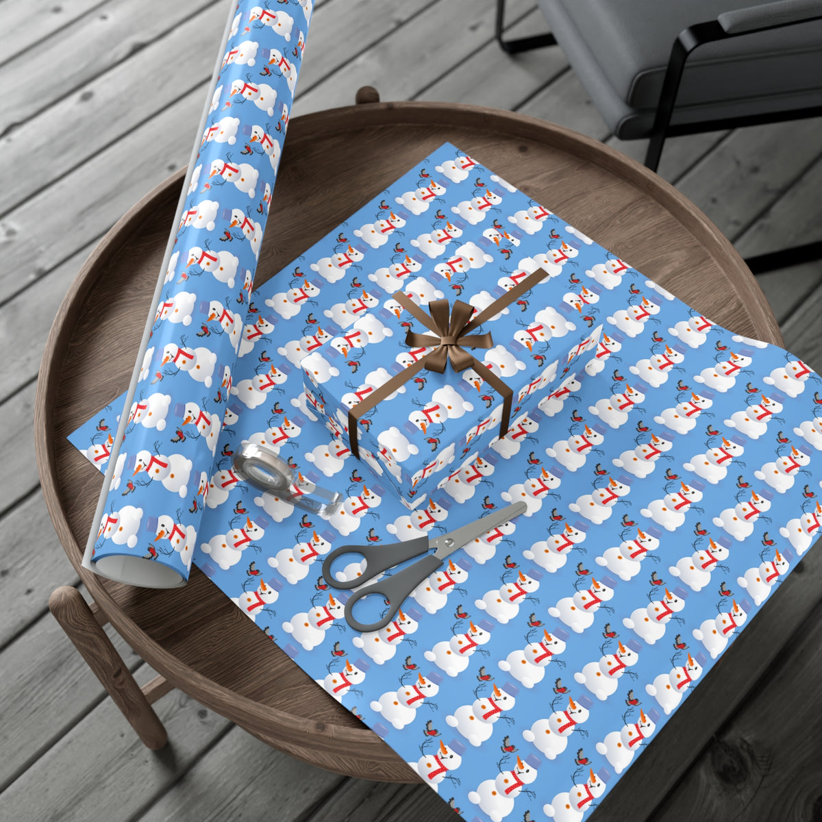 Snowman Gift Wrap Papers for Holiday Cheer, Christmas, Winter Parties, Eco-Friendly Wrapping, Festive Gifts, Seasonal Celebrations