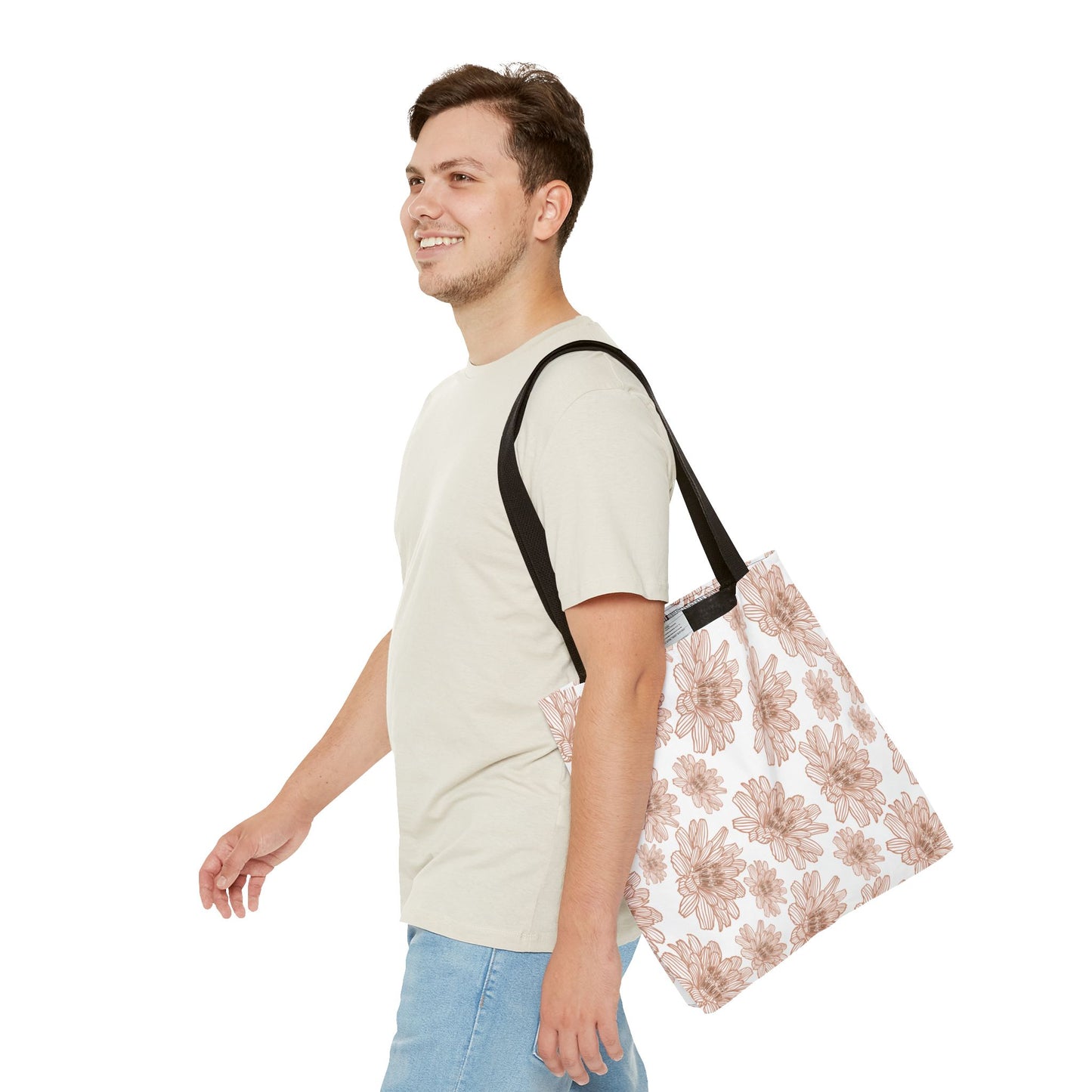 Floral Tote Bag | Stylish Reusable Shopping Bag | Eco-Friendly Gift | Beach, Gym, Grocery, Travel, Market