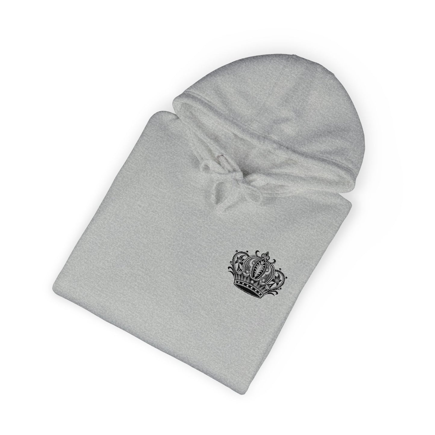 Crown Floral Unisex Fleece Hoodie | Cozy Streetwear, Perfect Gift for Him & Her, Autumn Fashion, Casual Wear, Trendy Outfit