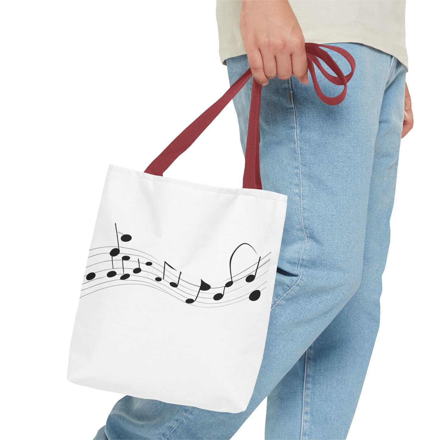 Musical Notes Tote Bag | Perfect for Music Lovers, Eco-Friendly Shopping