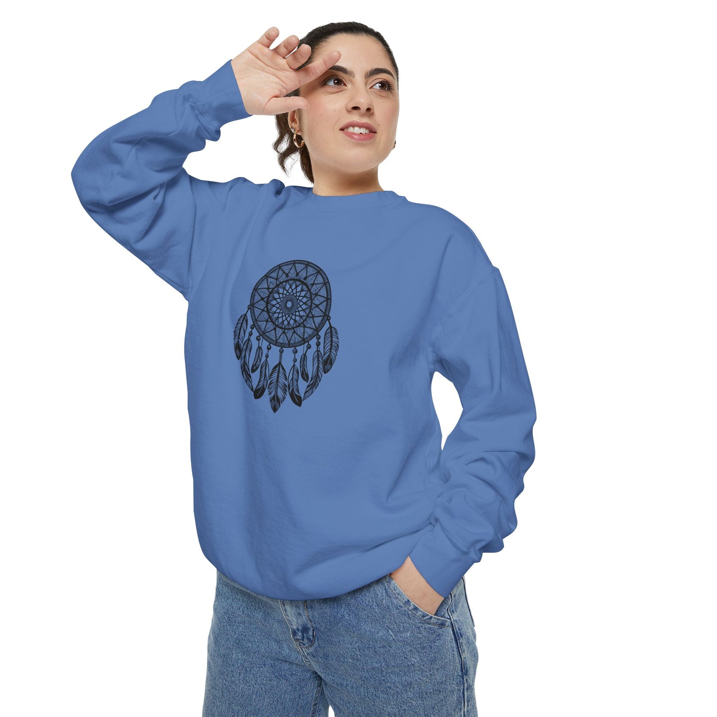 Dreamcatcher Sweatshirt for Cozy Vibes, Perfect Gift for Boho Lovers, Casual Outfits, Fall Style, Relaxing Days