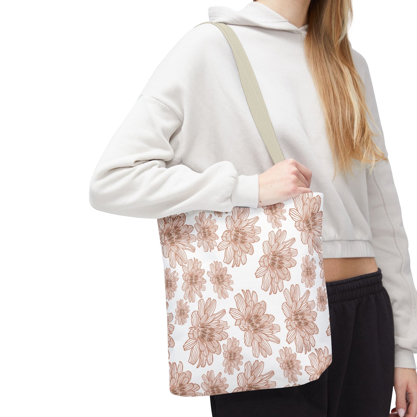 Floral Tote Bag | Stylish Reusable Shopping Bag | Eco-Friendly Gift | Beach, Gym, Grocery, Travel, Market