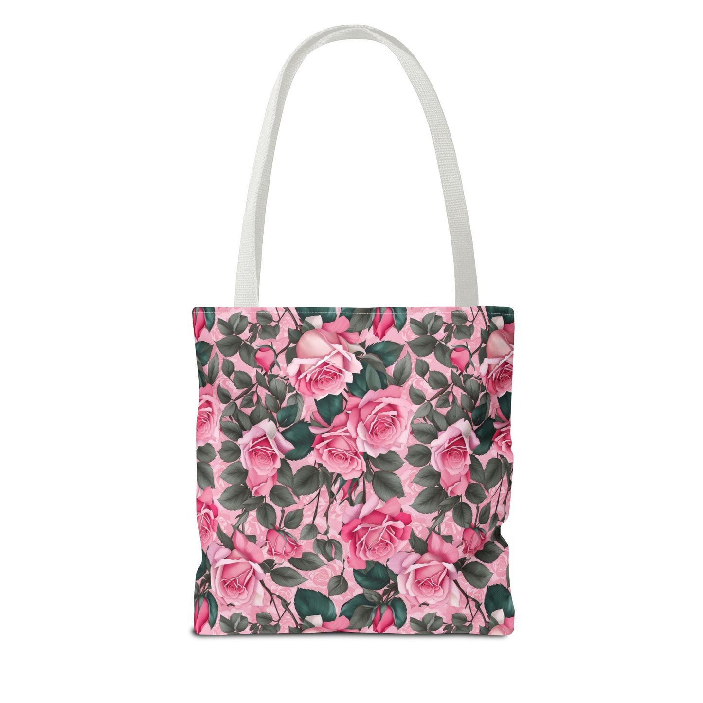 Pretty Pink Floral Tote Bag, Stylish Reusable Bag, Shopping Tote, Gift for Her, Eco-Friendly, Mother's Day Gift