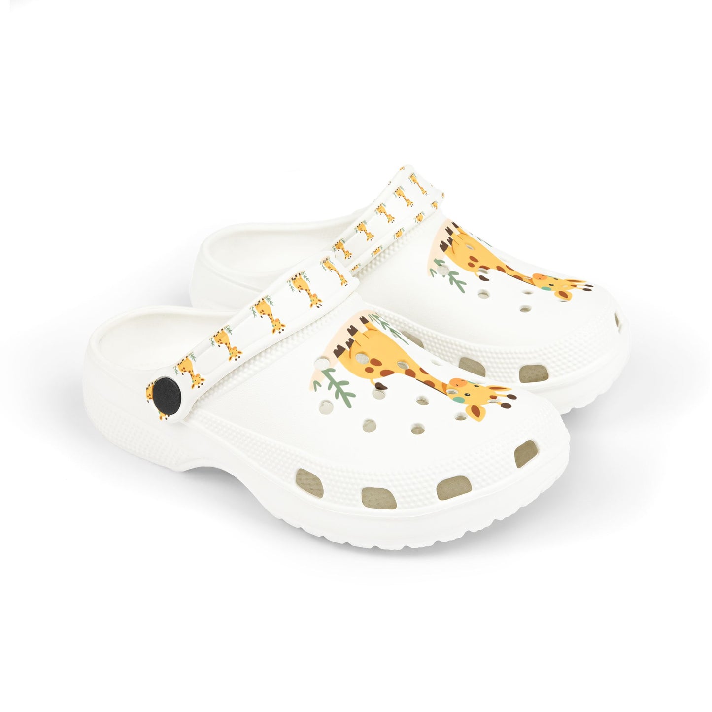 Giraffe Children's Clogs, Fun Kids Footwear, Summer Play Shoes, Toddler Garden Clogs, Animal Print Sandals