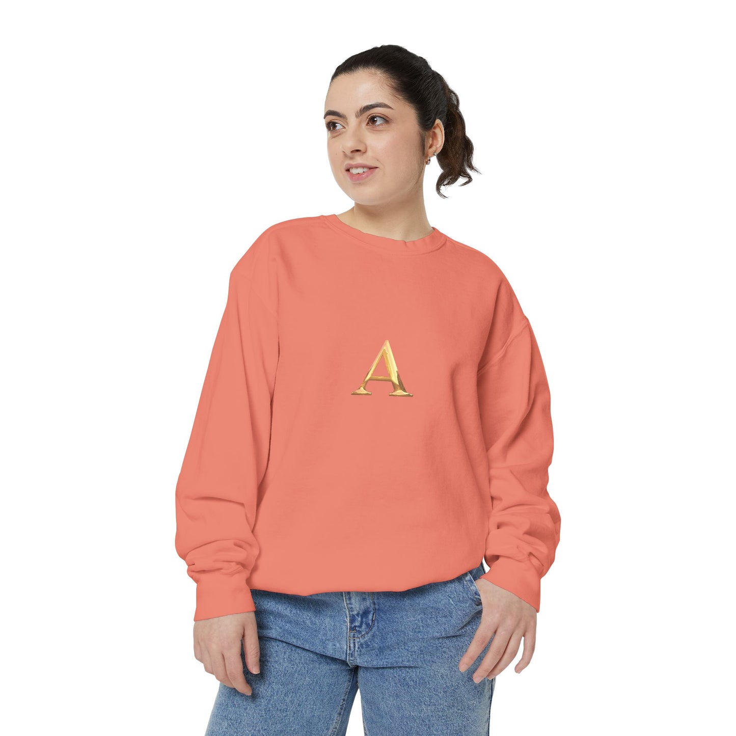Stylish Monogrammed Sweatshirt, Personalized Gift, Cozy Layering, Casual Wear, Birthday, Holiday Present