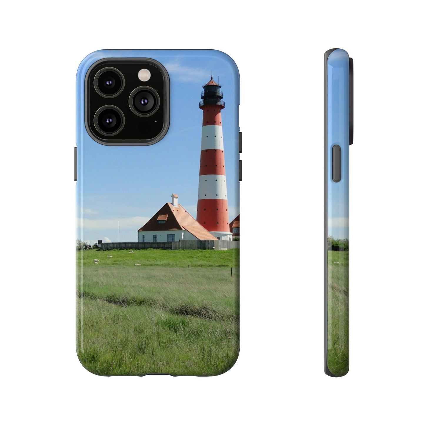 Lighthouse Phone Case - Coastal Vibes, Nautical Gift, Ocean Lover Accessory, Beach Aesthetic, Customizable Design