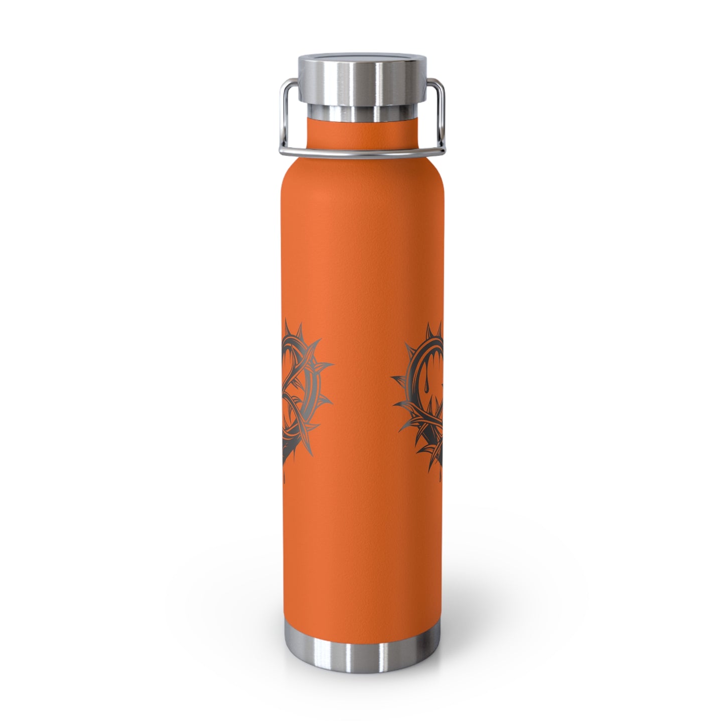 Stylish Insulated Water Bottle, Travel Flask, Gift for Him/Her, Fitness Bottle, Eco-Friendly Drinkware, 22oz Copper Design