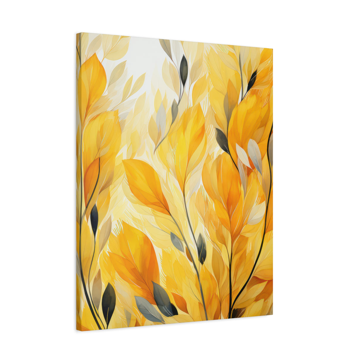 Gorgeous Yellow Matte Canvas Art Print, Stretched, 1.25"