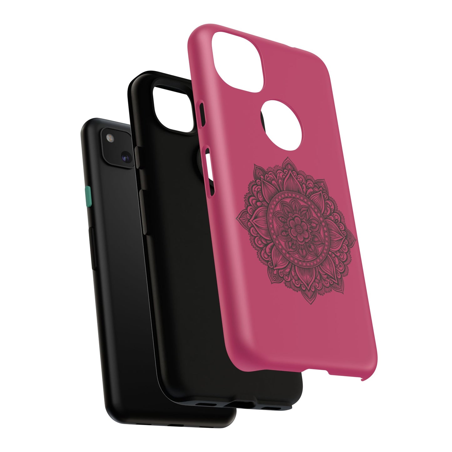 Vibrant Mandala Phone Case, Artistic Protection Cover, Gift for Her, Trendy Accessories, Birthday or Holiday Present