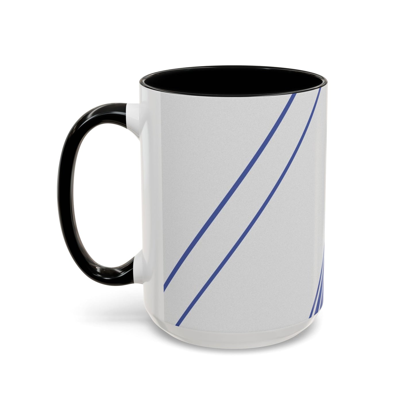 Elegant Stripe Accent Coffee Mug - Perfect for Gifts, Home Decor, Office, Birthdays, and Tea Lovers