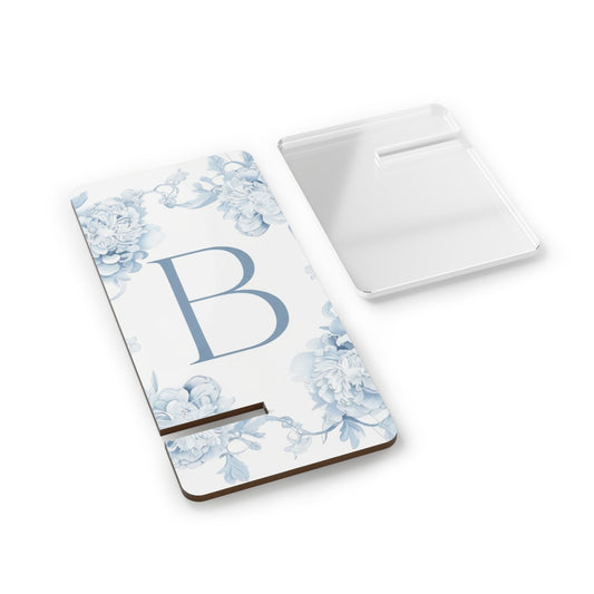Elegant Smartphone Display Stand, Floral Phone Holder, Personalized Desk Organizer, Cute Gift for Her, Home Office Decor