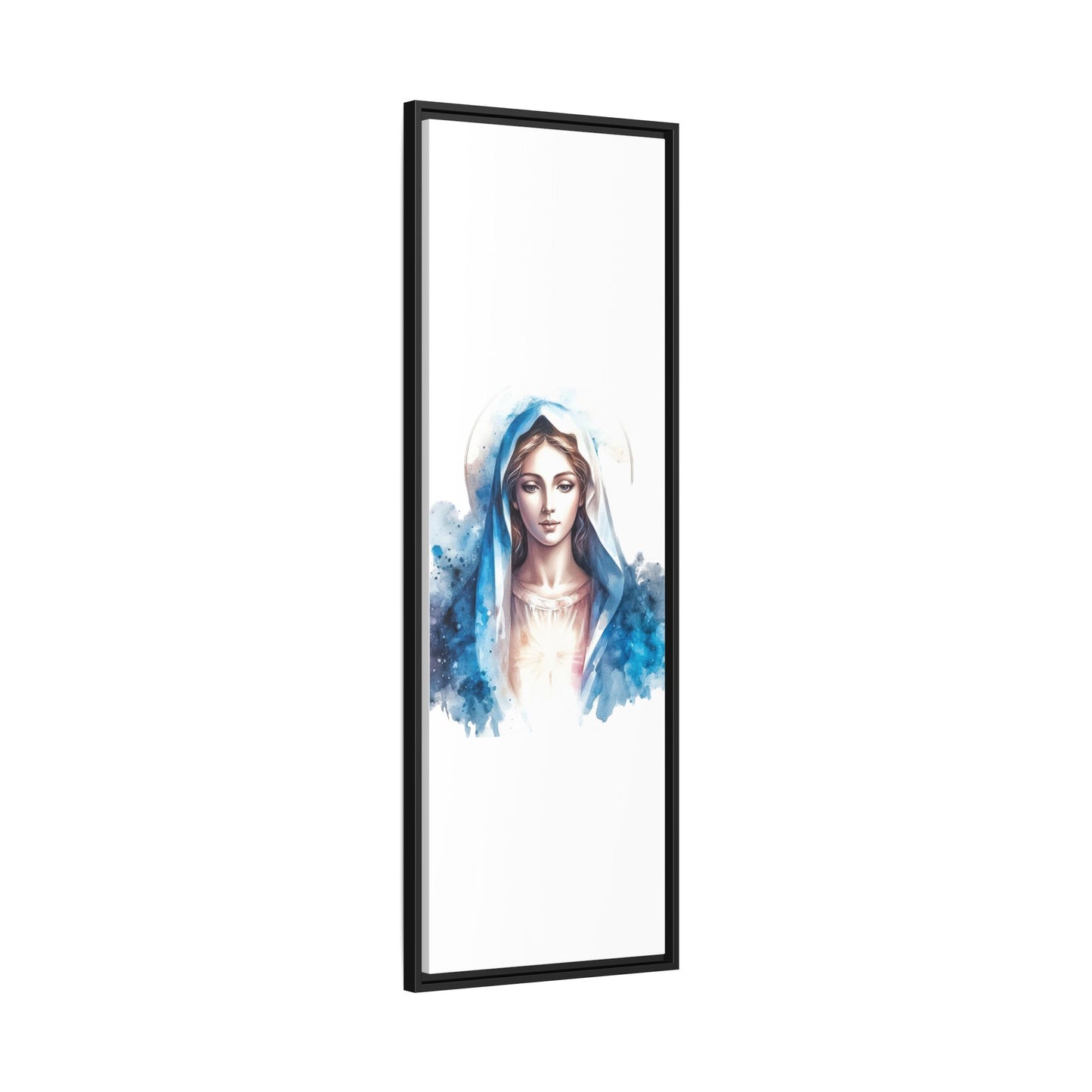 Framed Canvas Art Print, Spiritual Decor, Religious Artwork, Wall Decor, Gift for Faith, Elegant Home Decoration