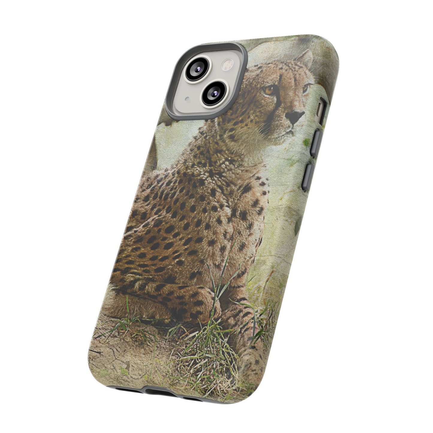 Cheetah Phone Case, Tough Cases, Animal Lover Gift, Wildlife Protection, Eco-Friendly Mobile Cover, Unique Phone Accessory