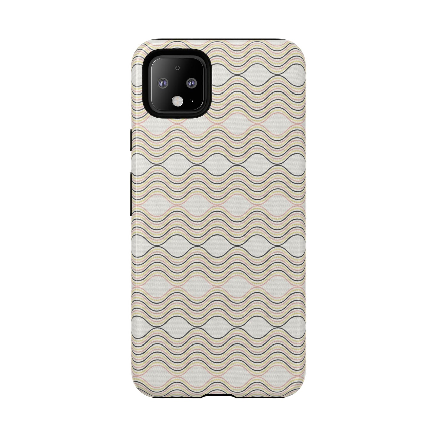 Stylish Phone Case for Tough Protection, Wavy Design, Chic Accessory, Gift for Her, Trendy Tech, Holiday Gift Idea