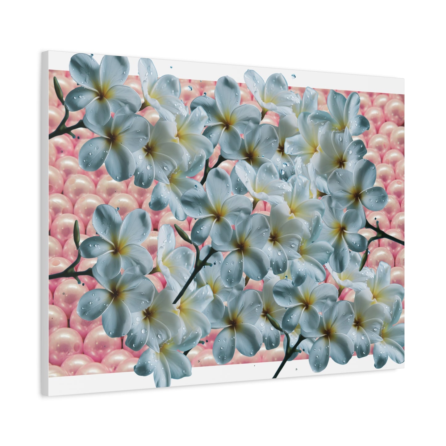 Floral Canvas Art Print - Elegant Home Decor, Botanical Wall Art, Gift for Her, Mother's Day Decoration, Vibrant Flower Artwork