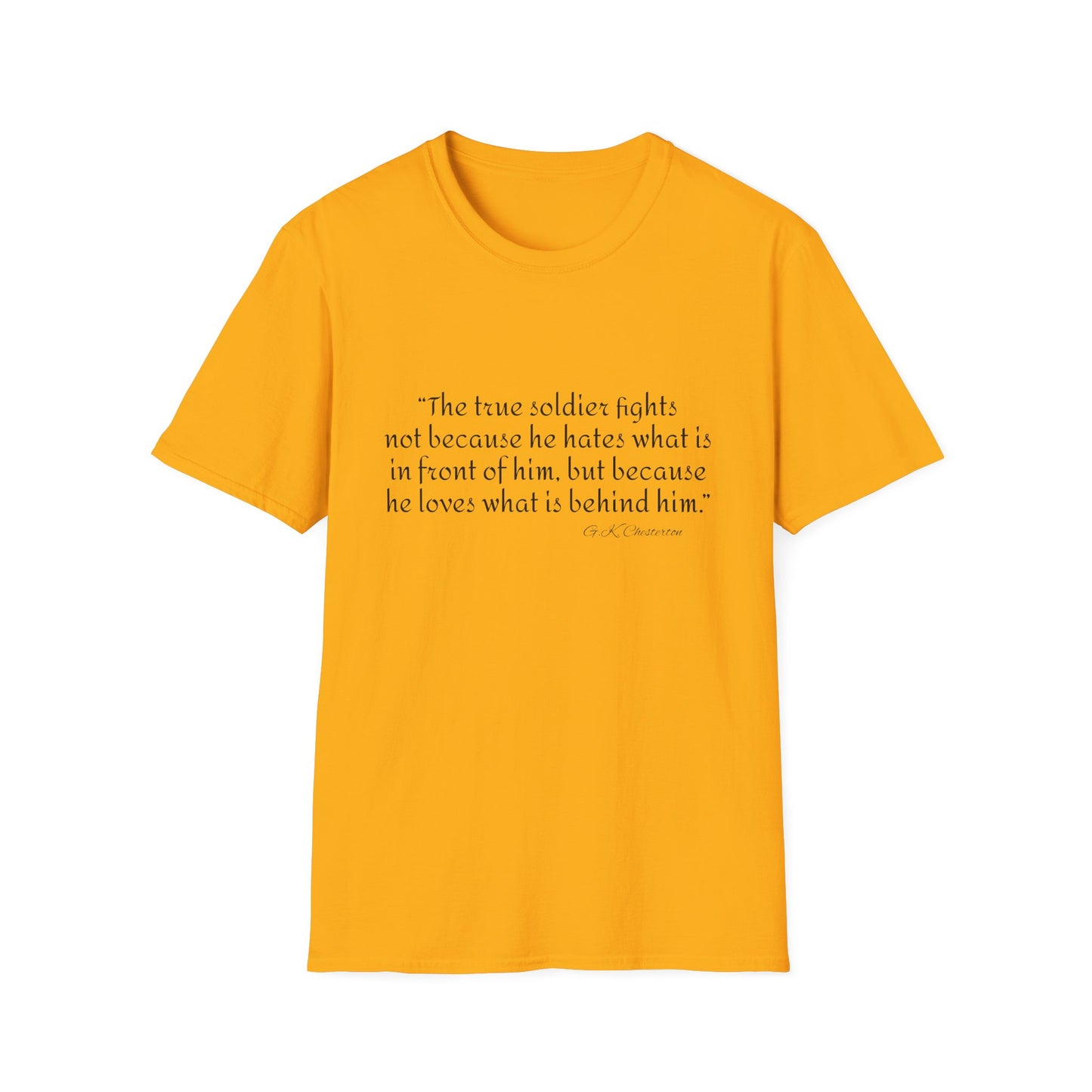 Inspirational Unisex T-Shirt, Gift for Soldiers