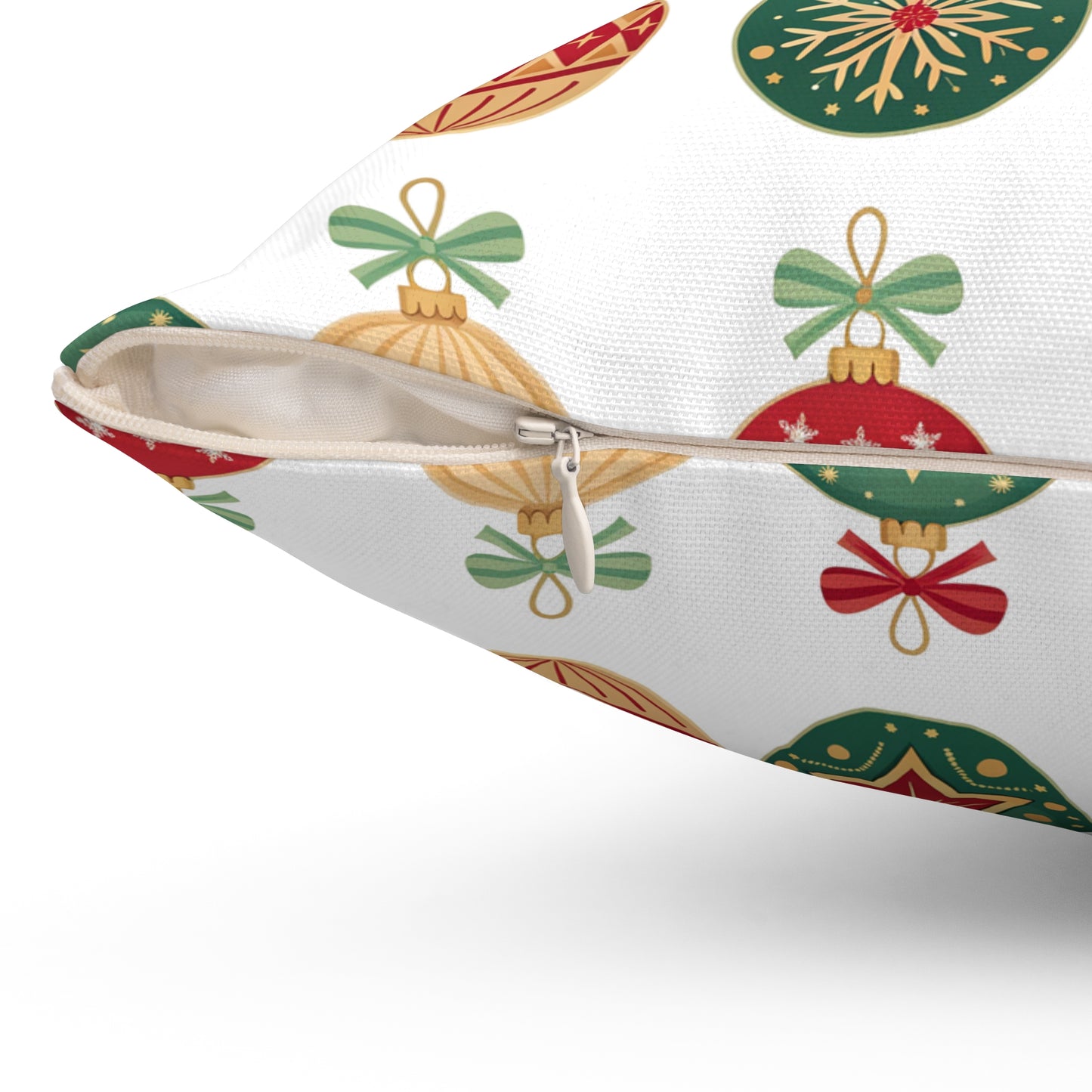 Festive Holiday Throw Pillow, Christmas Pillow Cover, Decorative Couch Cushion, Seasonal Home Decor, Winter Ornament Pillow