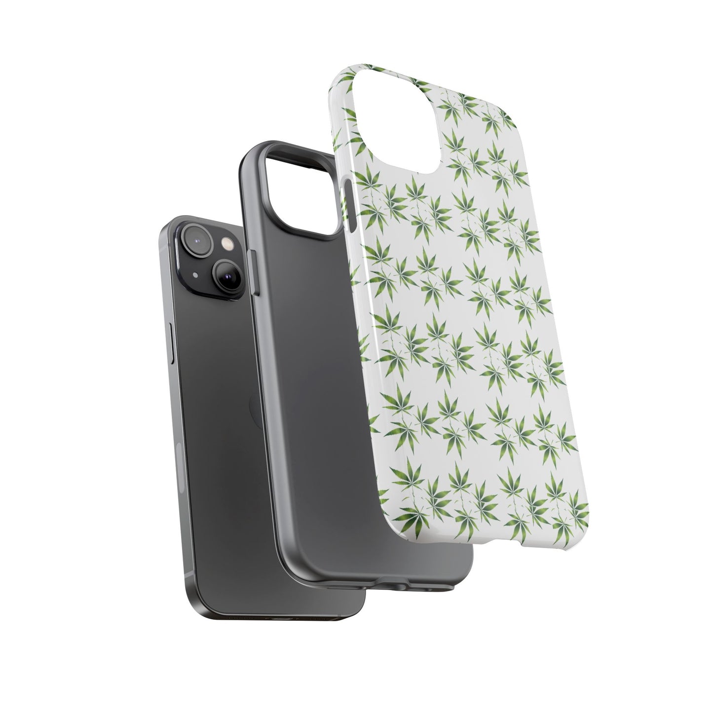 Stylish Phone Case with Cannabis Leaf Design, Durable Phone Cover, Gift for Stoner Friends, Unique Phone Accessory, Nature-Inspired Design