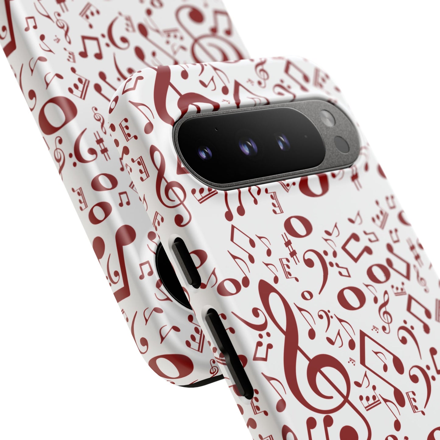 Musical Note Phone Case, Tough iPhone Cover, Gift for Musicians, Customizable, Music Lover's Accessory, Durable Phone Protection