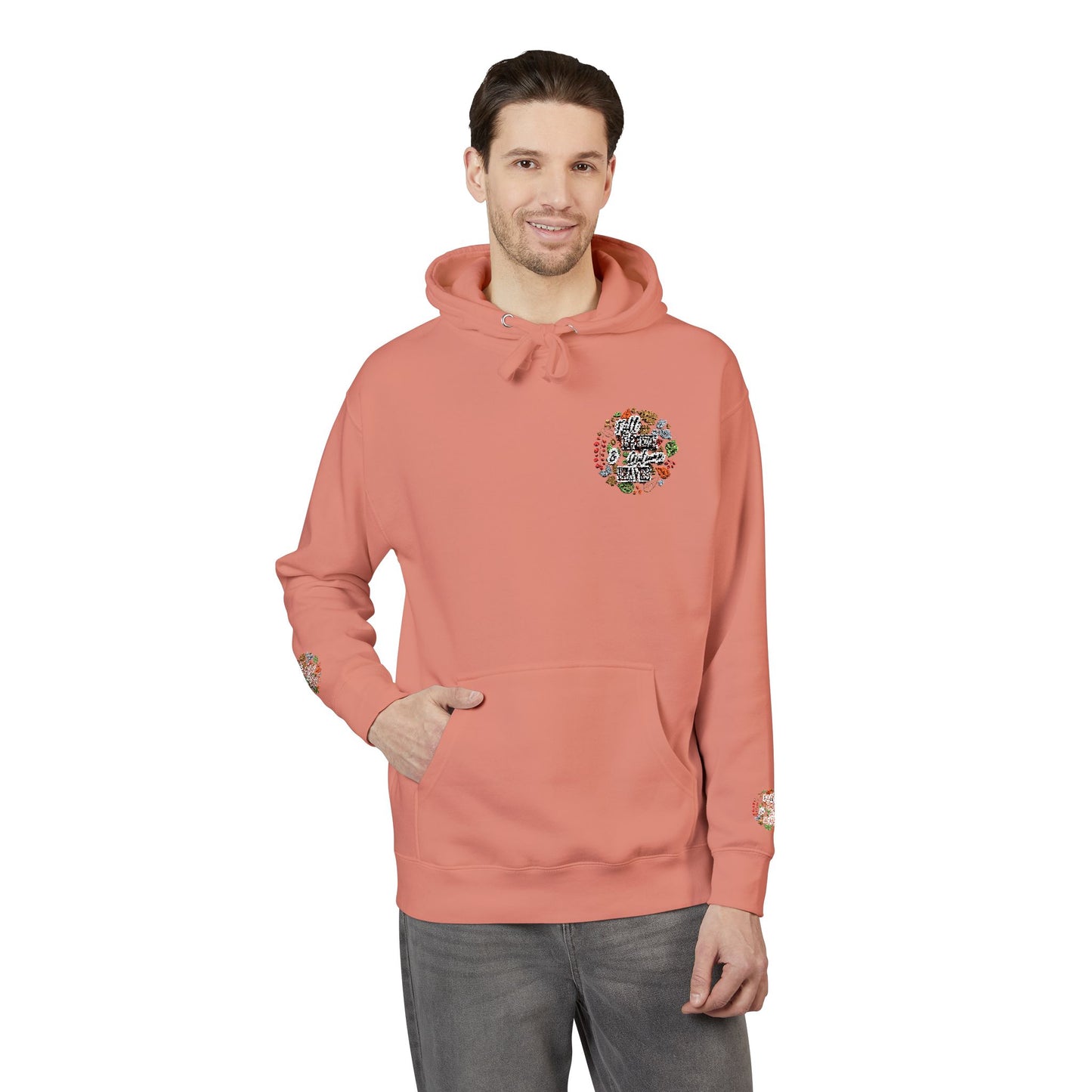Floral Unisex Fleece Hoodie - Cozy Gift for Nature Lovers, Perfect for Fall, Spring, Birthdays, Relaxation, Outdoor Activities