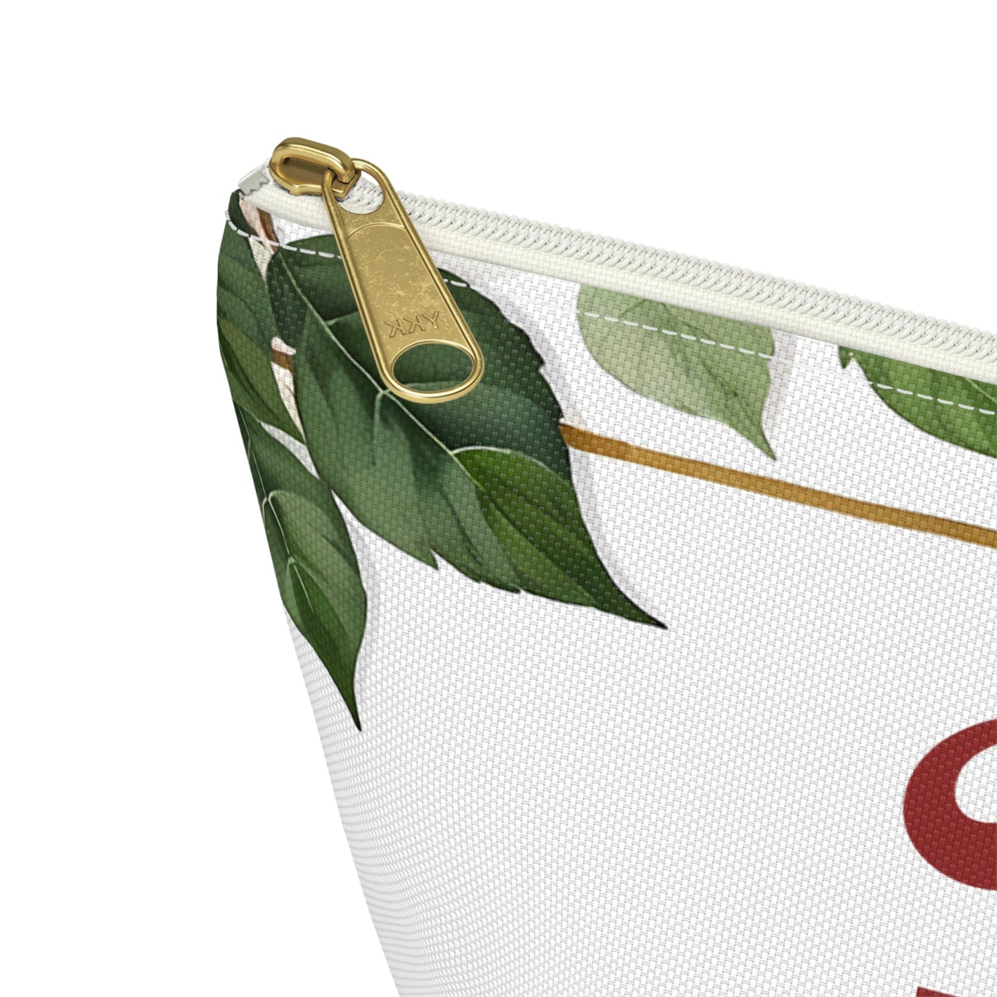 Personalized Floral Accessory Pouch, Makeup Bag, Gift for Her, Initial Pouch, Travel Organizer, Custom Cosmetic Bag