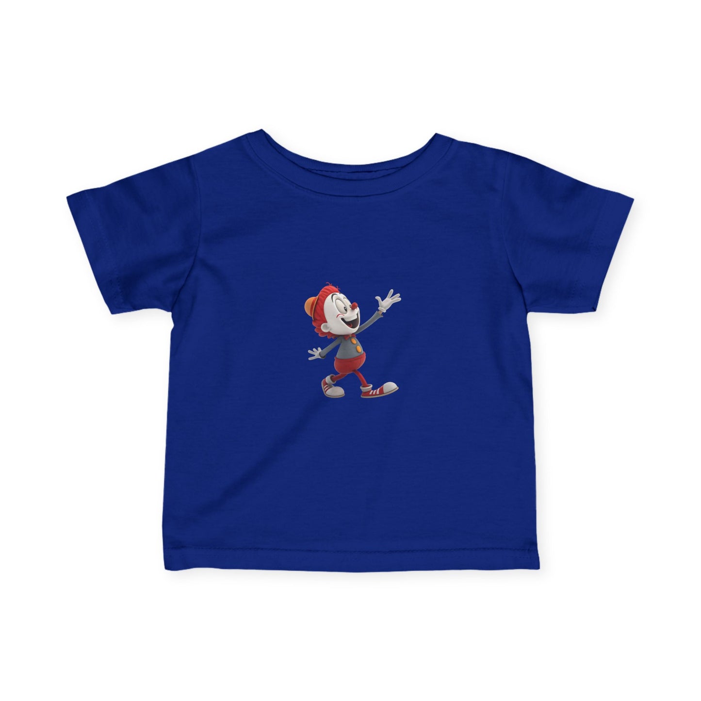 Infant Cartoon Character Tee, Cute Baby T-shirt, Kids' Playwear, Birthday Gift, Toddler Apparel, Funny Baby Shirt