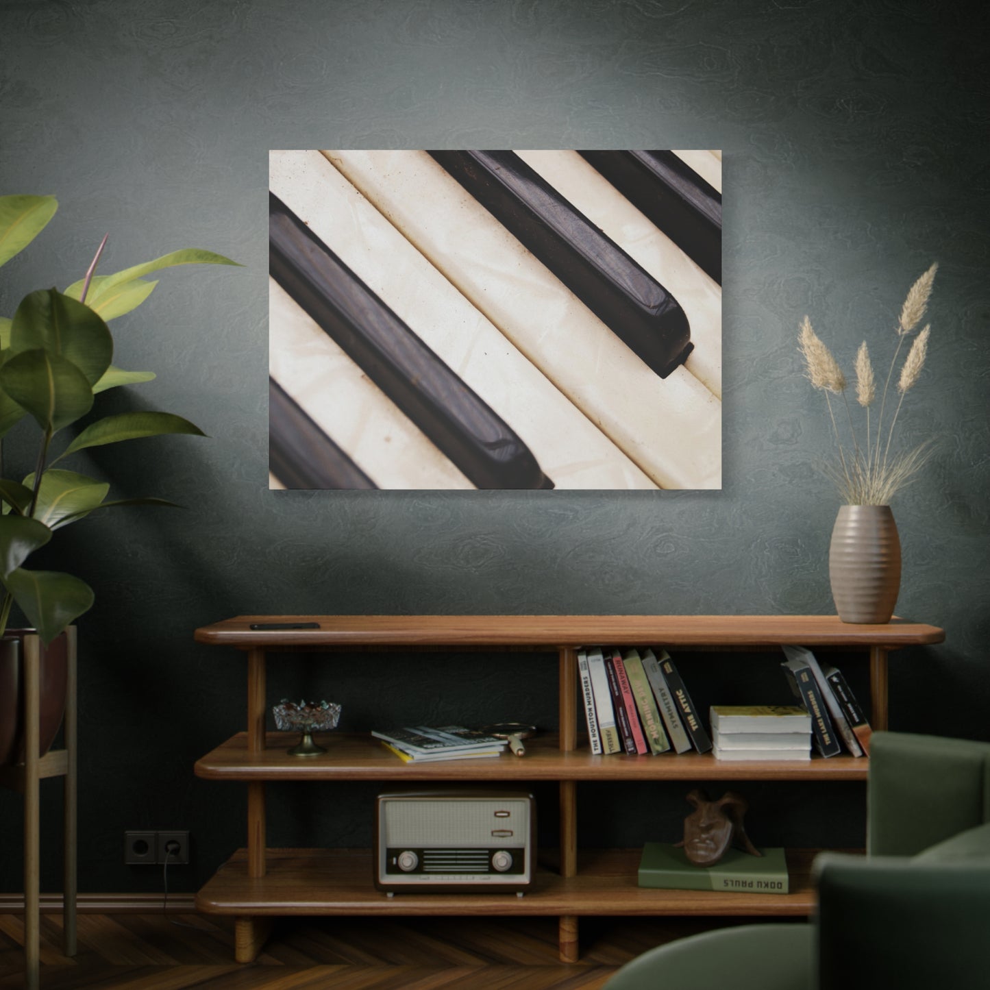 Piano Keys Canvas Wall Art, Music Decor for Home, Perfect Gift for Musicians or Music Lovers
