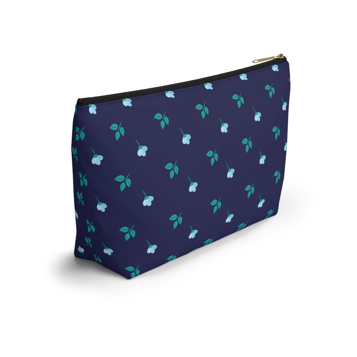 Floral Accessory Pouch, Botanical Makeup Bag, Travel Organizer, Gift for Her, Floral Design Pouch, Everyday Essentials