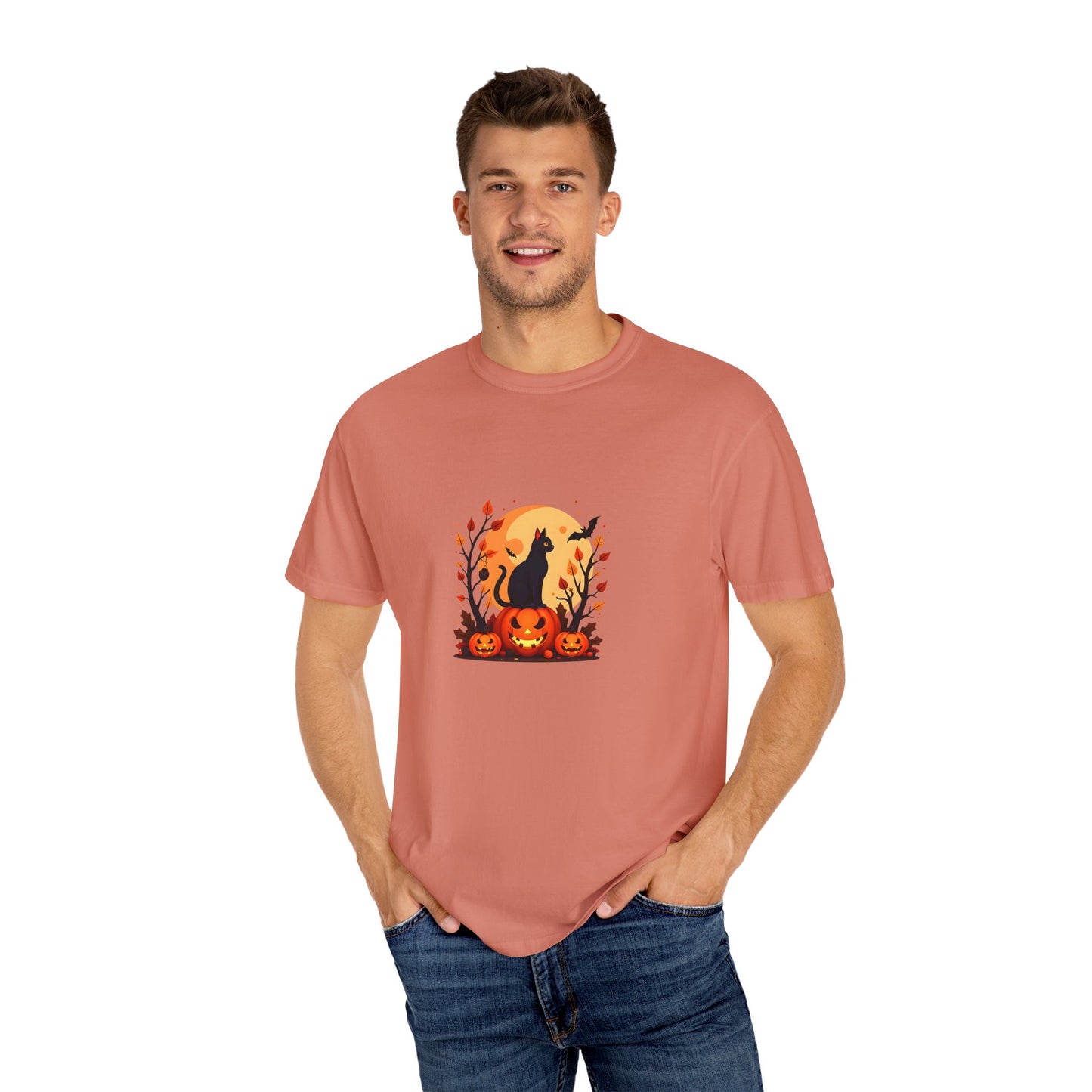 Unisex Garment-Dyed T-shirt - Halloween