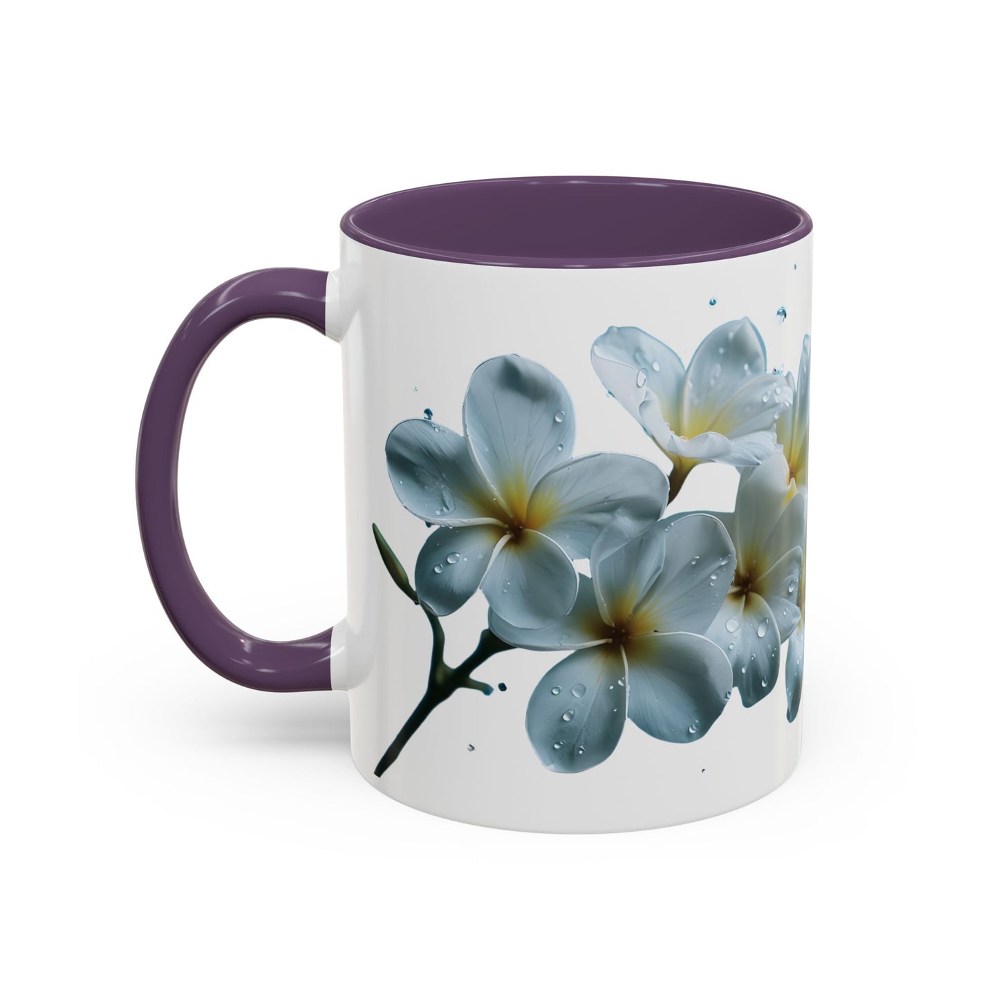 Floral Accent Coffee Mug