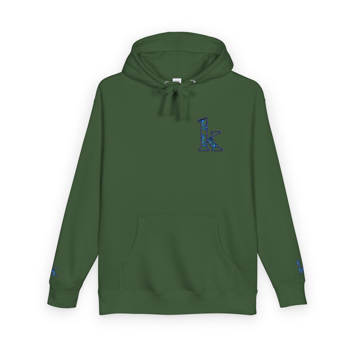 Cozy Floral Monogram Fleece Hoodie for Unisex - Perfect Gift for Birthdays, Valentine’s Day, Casual Wear, Adventure