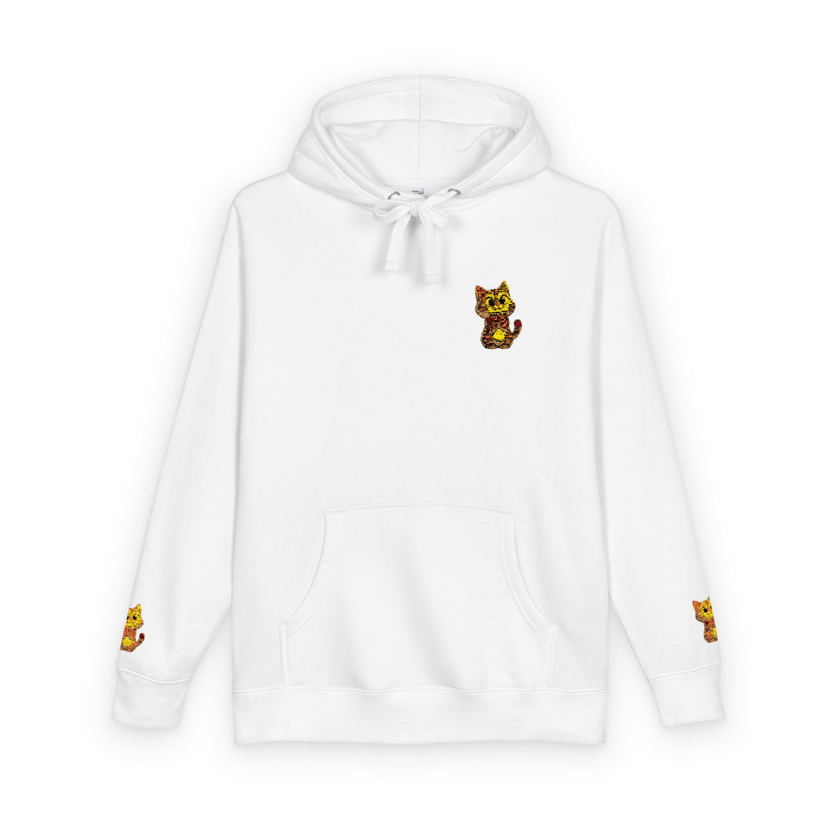 Cozy Fleece Hoodie with Cute Animal Design, Unisex Sweatshirt for Casual Outings, Gifts for Animal Lovers, Perfect for Fall and Winter