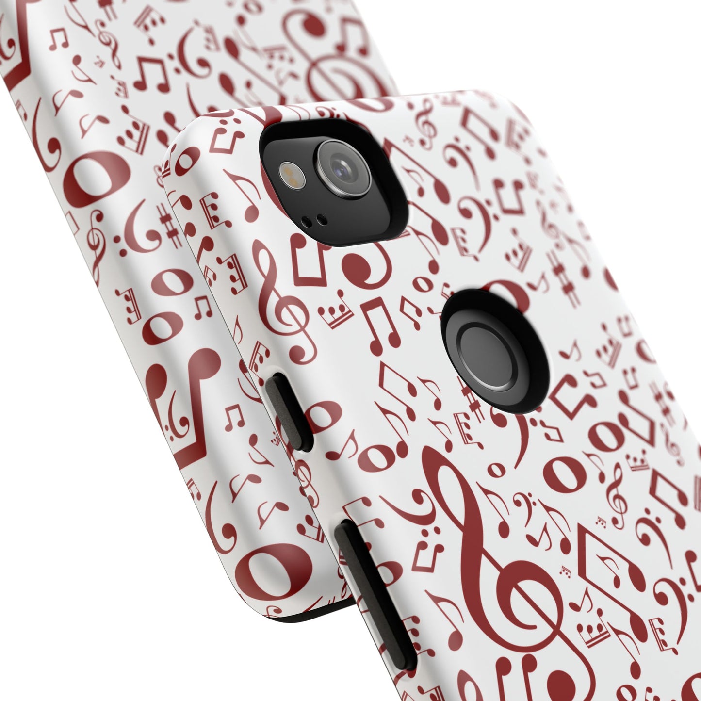 Musical Note Phone Case, Tough iPhone Cover, Gift for Musicians, Customizable, Music Lover's Accessory, Durable Phone Protection