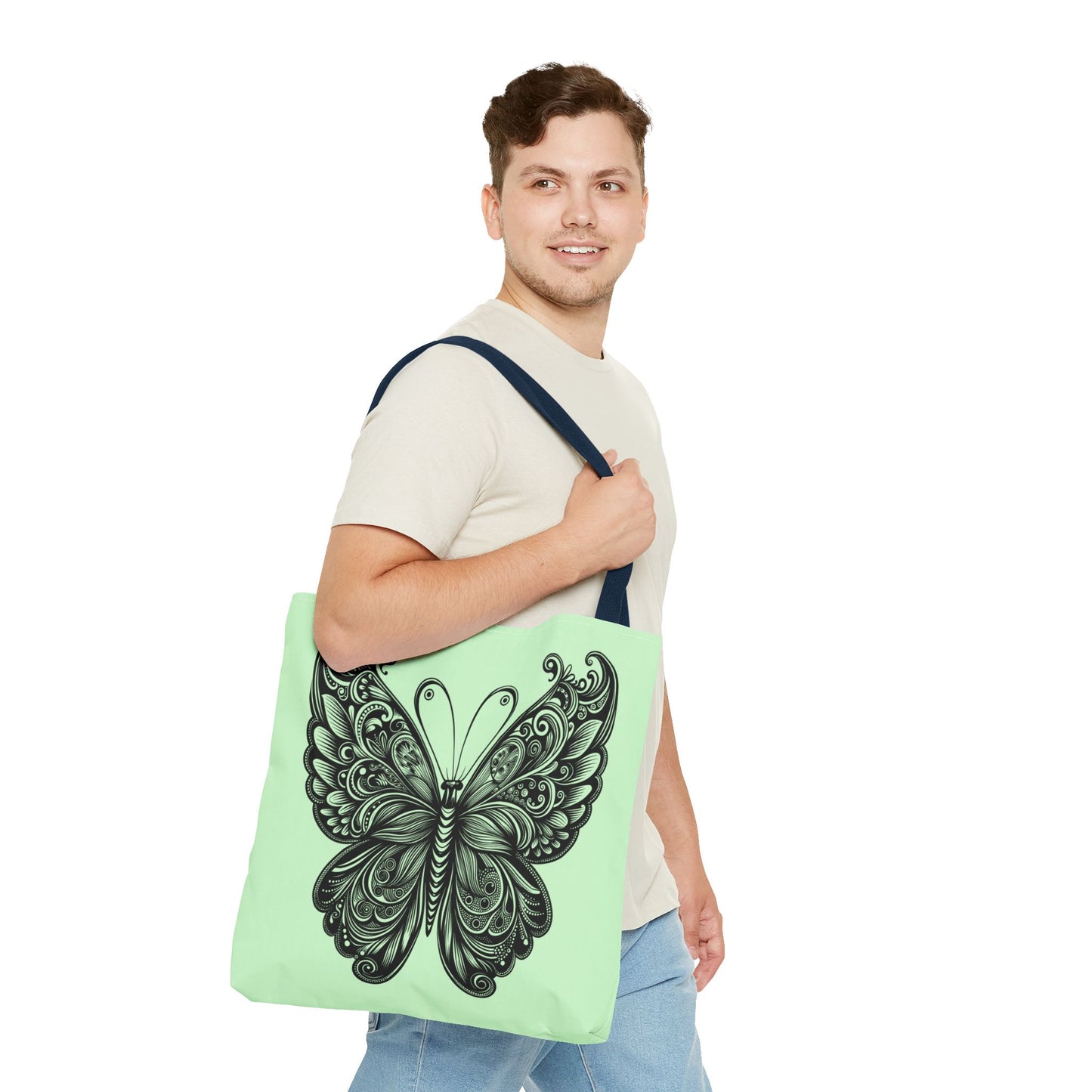 Butterfly Tote Bag | Stylish Eco-Friendly Bag, Nature Lover Gift, Shopping, Beach, Travel, Reusable, Spring Decor