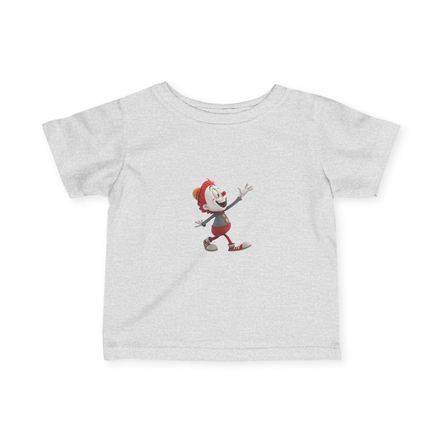 Infant Cartoon Character Tee, Cute Baby T-shirt, Kids' Playwear, Birthday Gift, Toddler Apparel, Funny Baby Shirt