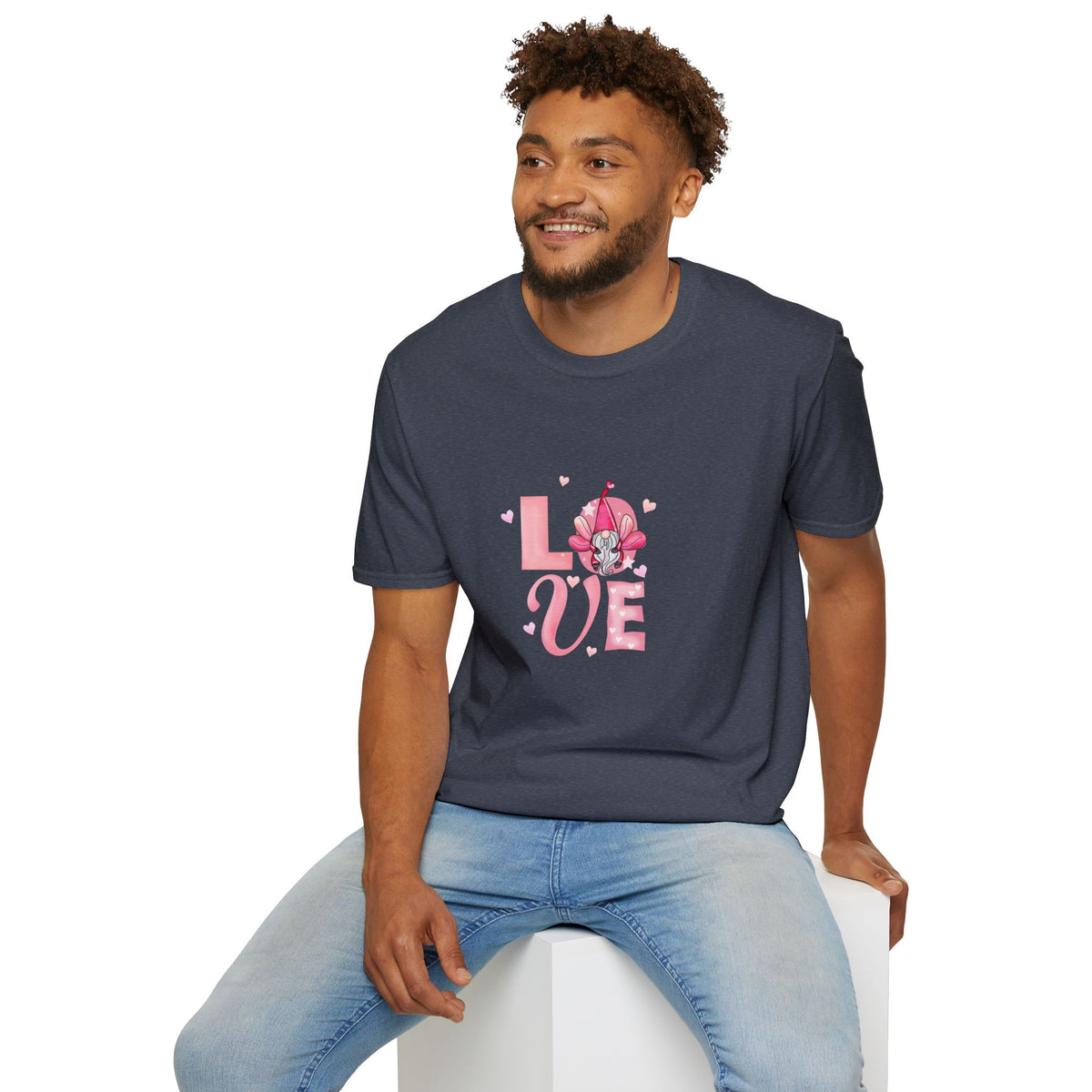 Love Cherry Blossom T-Shirt — Pink Floral "LOVE" Graphic Tee