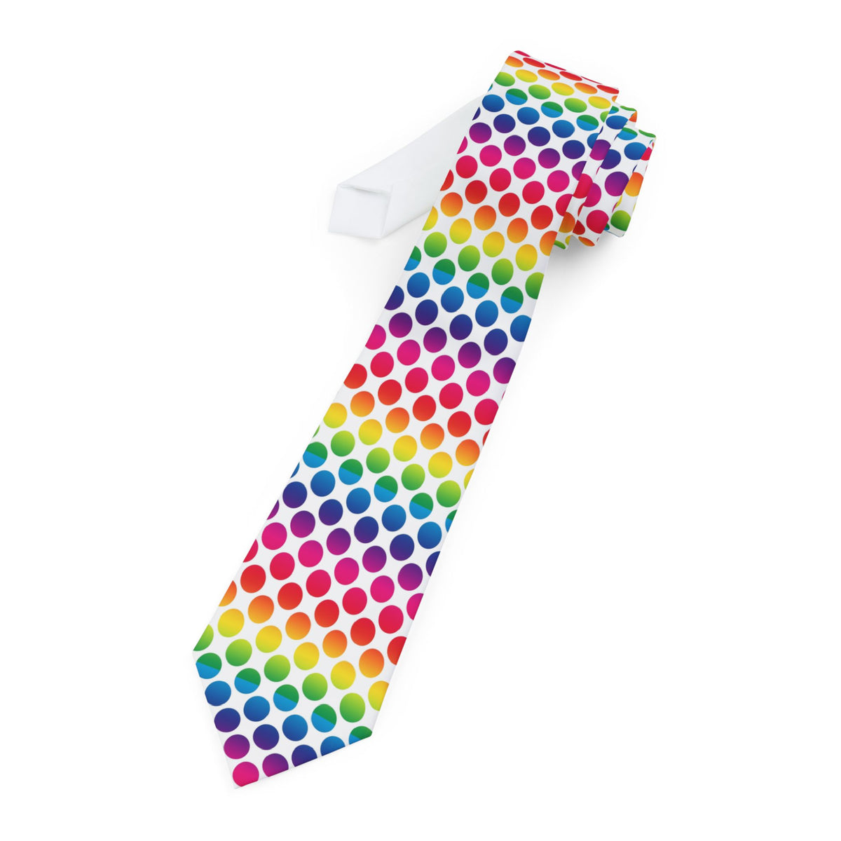 Colorful Polka Dot Necktie for Fun Celebrations