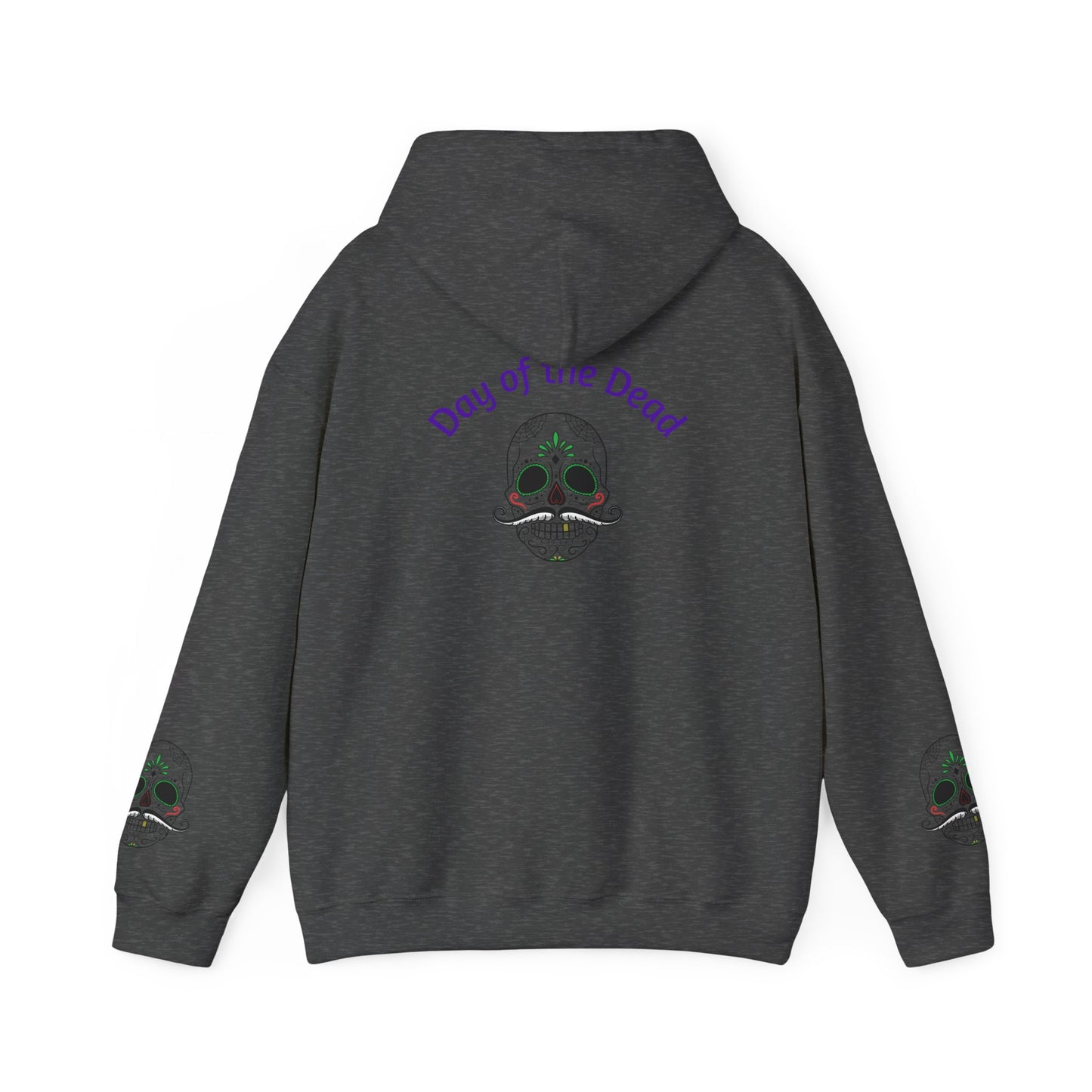 Day of the Dead Hoodie | Unisex Heavy Blend Sweatshirt, Skull Art, Mexican Holiday Apparel, Halloween Costume, Festival Gear