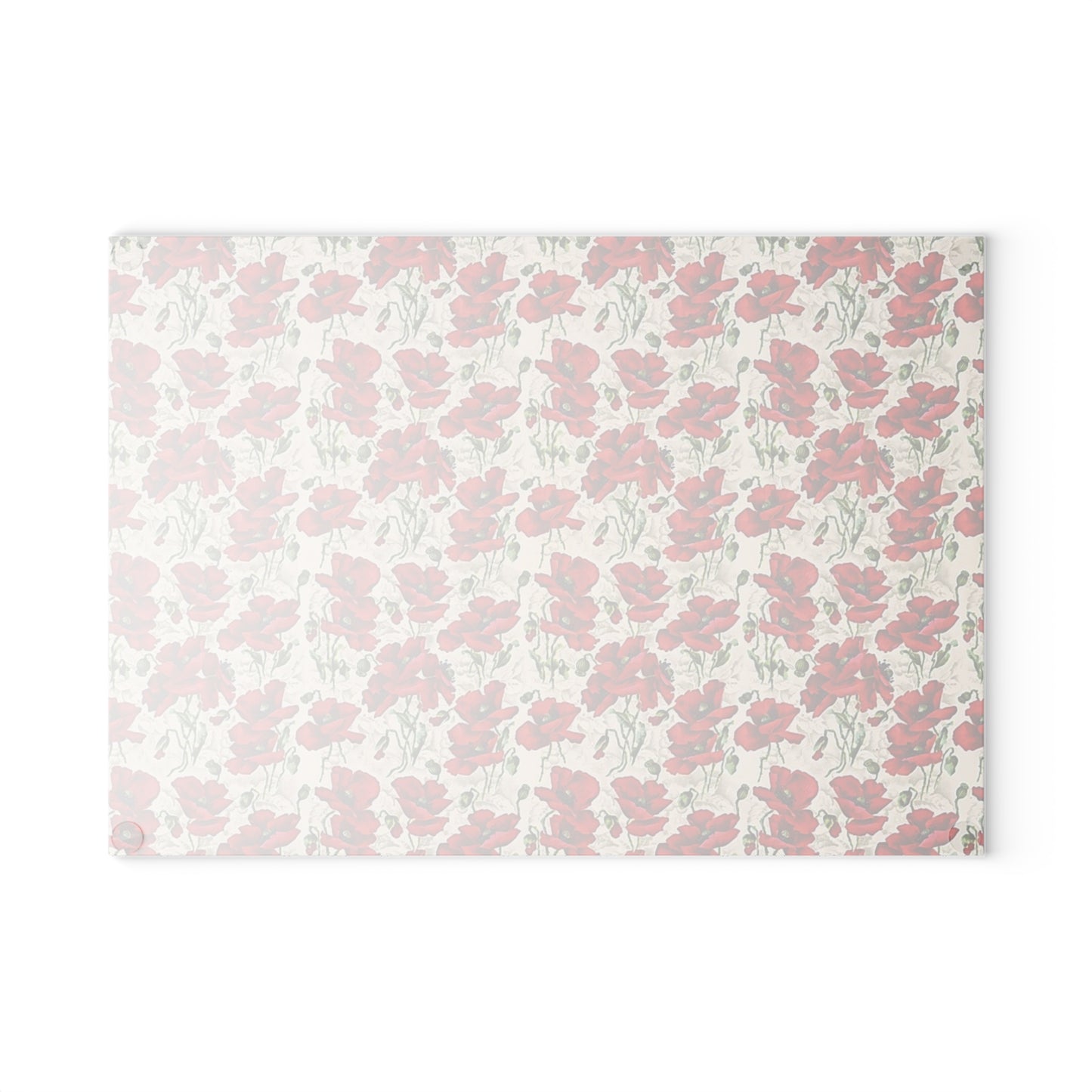 Elegant Floral Glass Cutting Board, Kitchen Decor, Gift for Cooks, Wedding Gift, Housewarming, Mother's Day