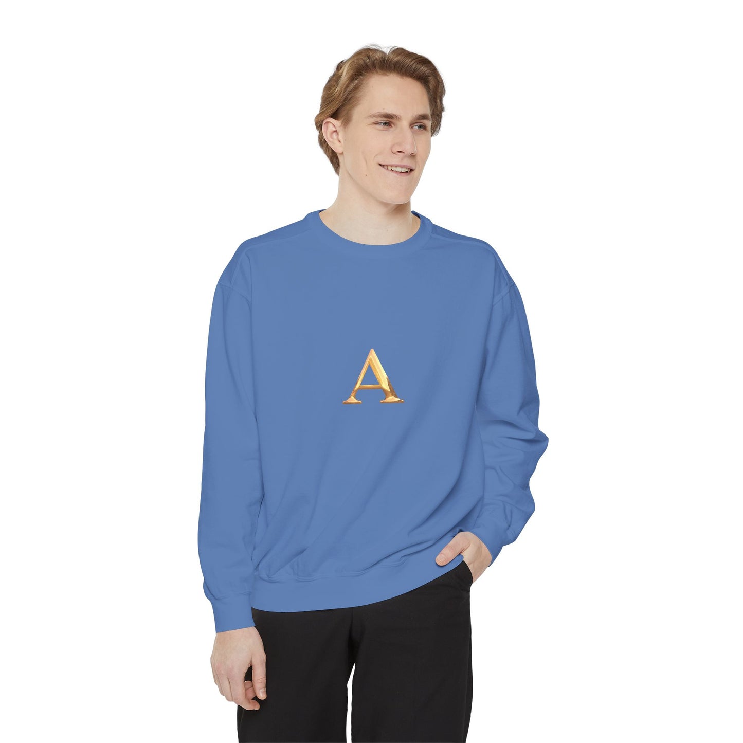 Stylish Monogrammed Sweatshirt, Personalized Gift, Cozy Layering, Casual Wear, Birthday, Holiday Present