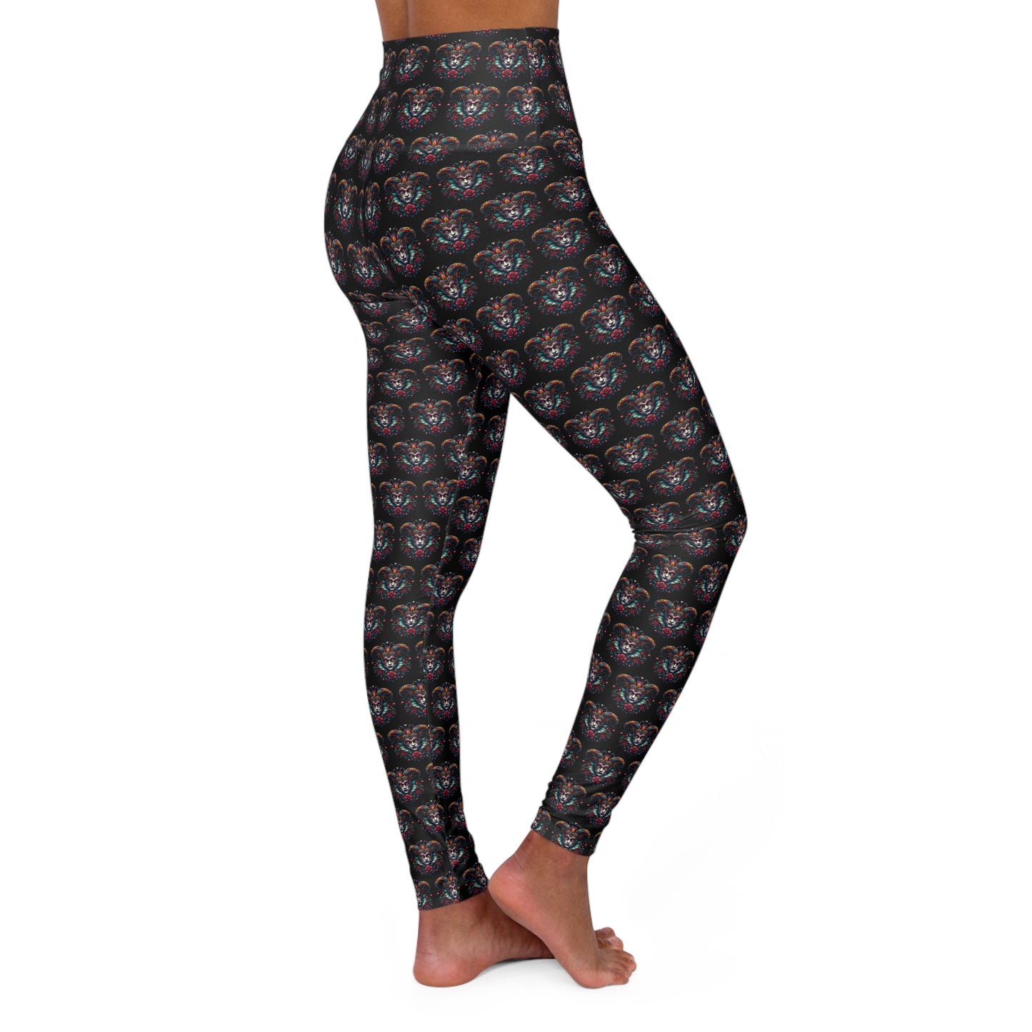 High Waisted Yoga Leggings with Unique Pattern, Perfect for Workouts, Yoga, Exercise, Sports Activities, Gifts for Fitness Enthusiasts
