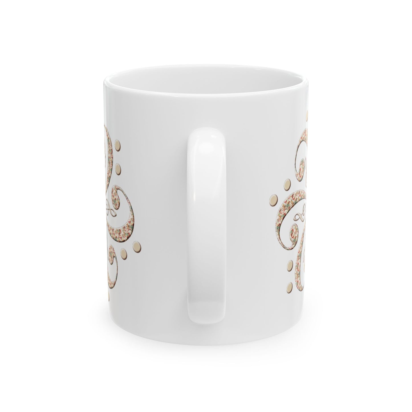 Musical Swirl Ceramic Mug - Perfect Gift for Music Lovers, Coffee Lover Unique Kitchen Decor, Relaxing Tea Time