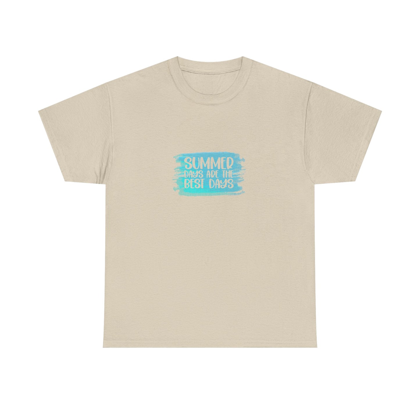 Summer Vibes Unisex Heavy Cotton Tee, Casual Wear, Graphic Tee, Gift for Friends, Festival Clothing, Summer Celebration