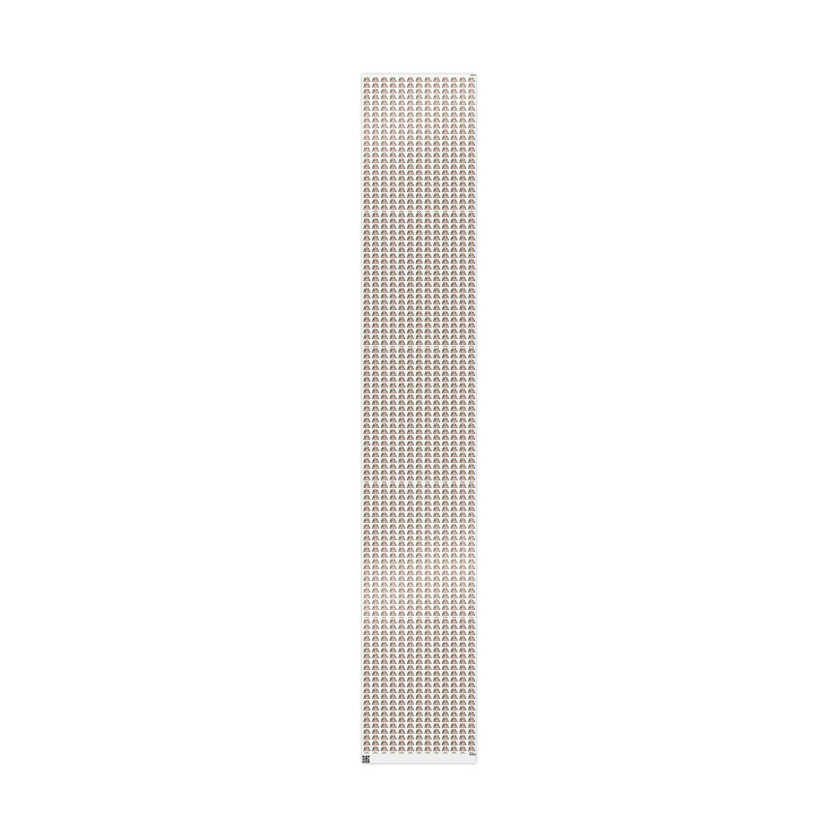 Holiday Santa Emblem Wrapping Paper Roll