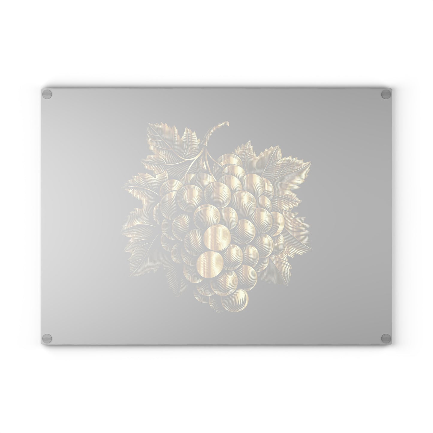 Elegant Grape Glass Cutting Board - Perfect for Cooking, Home Decor, Gifts, Culinary Events, Entertaining