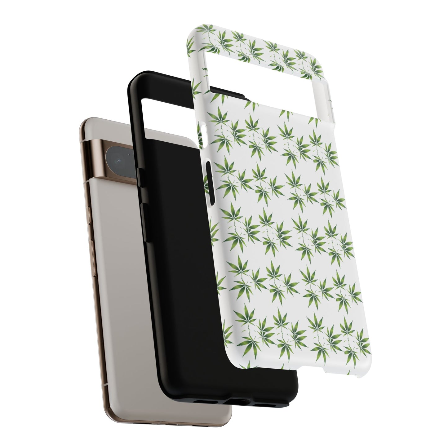 Stylish Phone Case with Cannabis Leaf Design, Durable Phone Cover, Gift for Stoner Friends, Unique Phone Accessory, Nature-Inspired Design